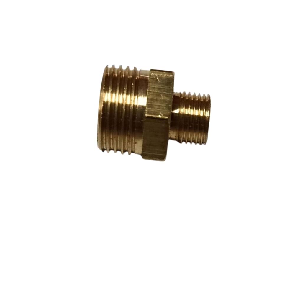 KROM NİPEL PİRİNÇ 3/8-1/8 SARI KOCAMAN