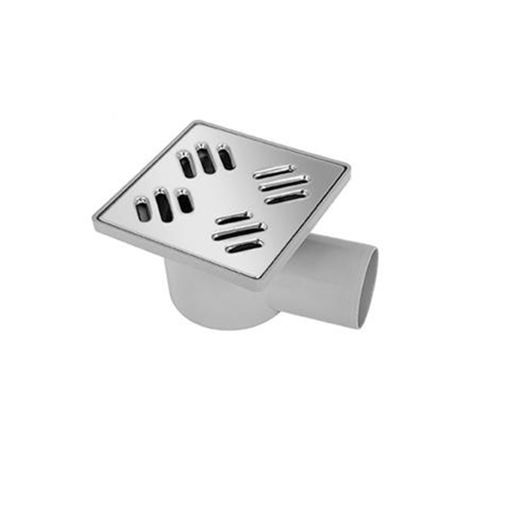 YER SÜZGECİ KROM YAN ÇIKIŞ 50 10*10 PASLANMAZ ÇELİK