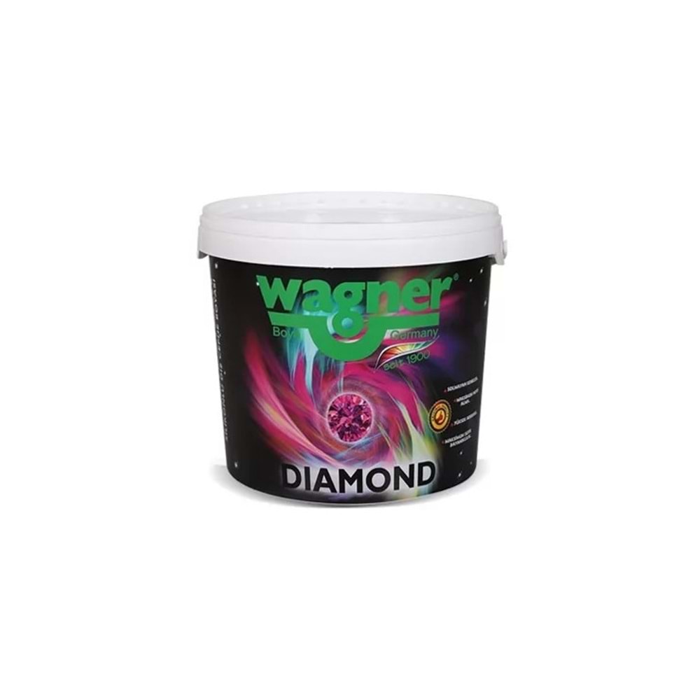 DIAMOND SİLİKONLU DIŞ CEPHEBOYASI (BEYAZ) - 15LT WAGNER