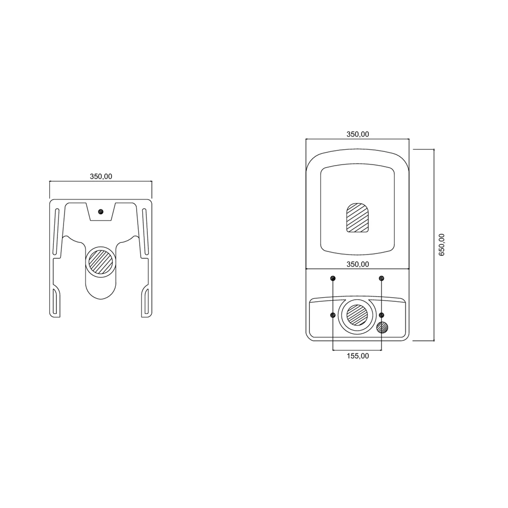 TUVALET+REZARVUAR ARKA ÇIKIŞ 45KG VEGA STİLVİT STL-030
