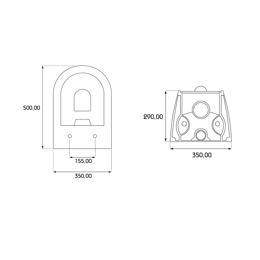 TUVALET ASMA KANALSIZ 25KG FORTUS STİLVİT STL-027
