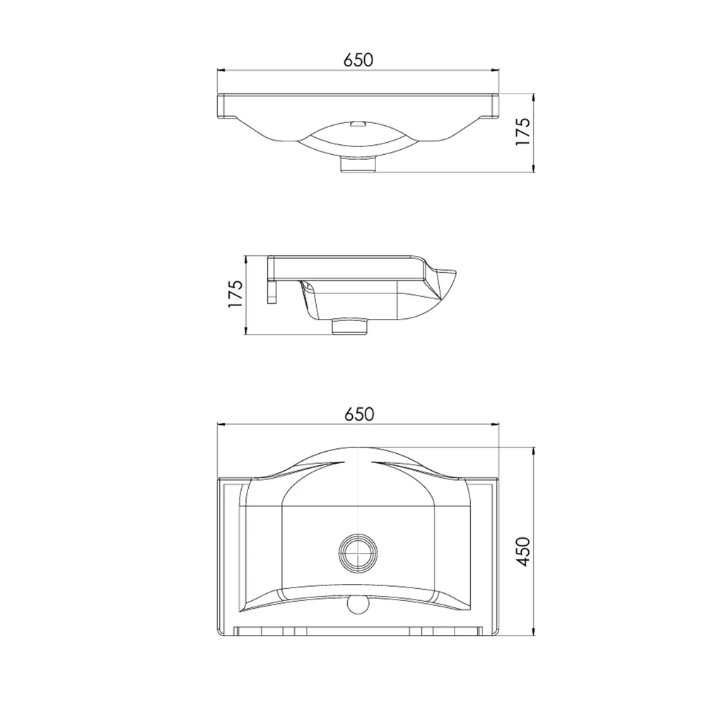 LAVABO LAPİS 65* - 17KG STİLVİT STL-009