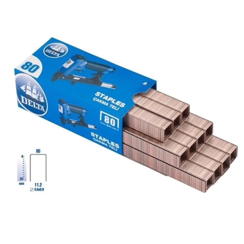 DELTA HAVALI ZIMBA TELİ 4000 ADET 80/10