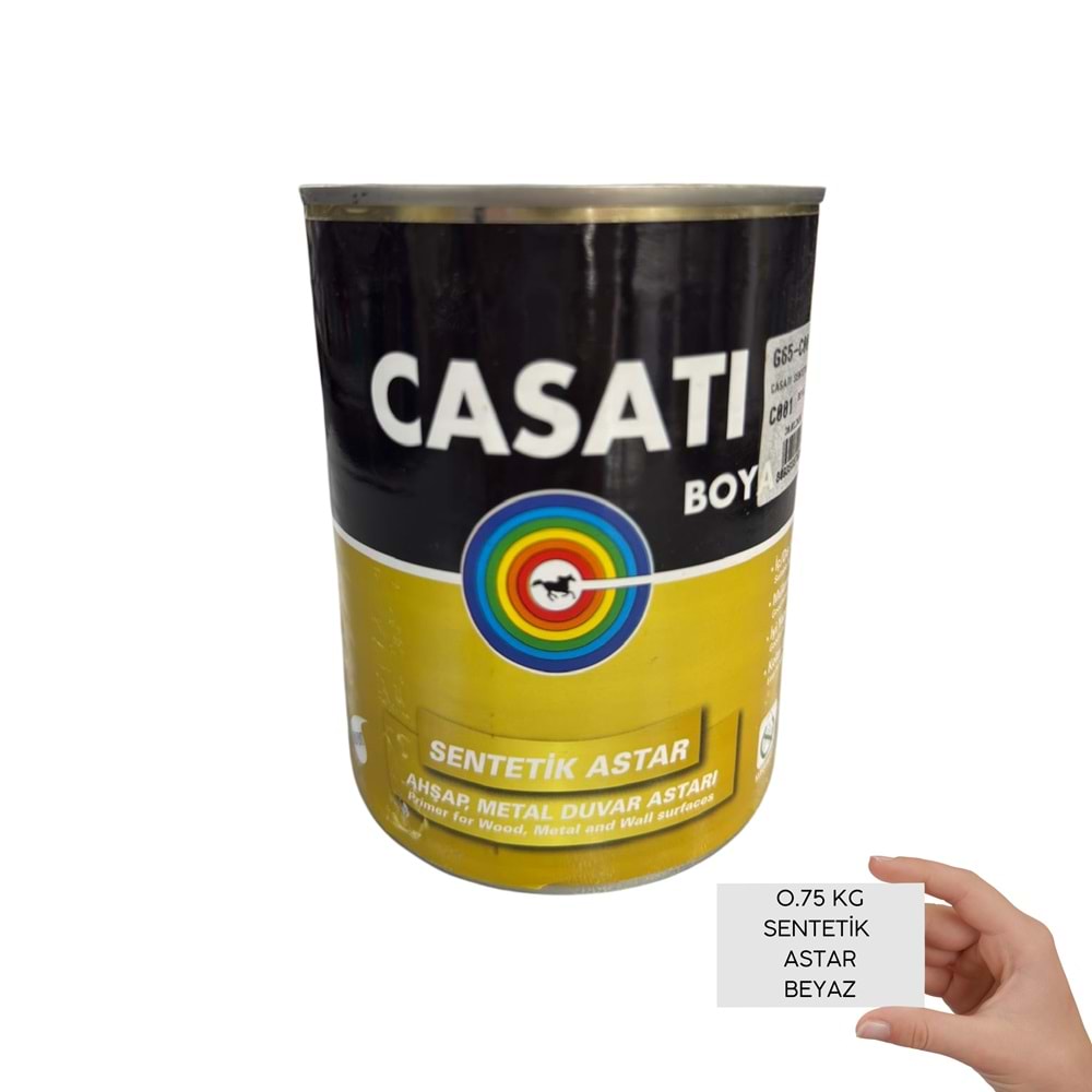 CASATİ SENTETİK ASTAR 0.75 LT BEYAZ