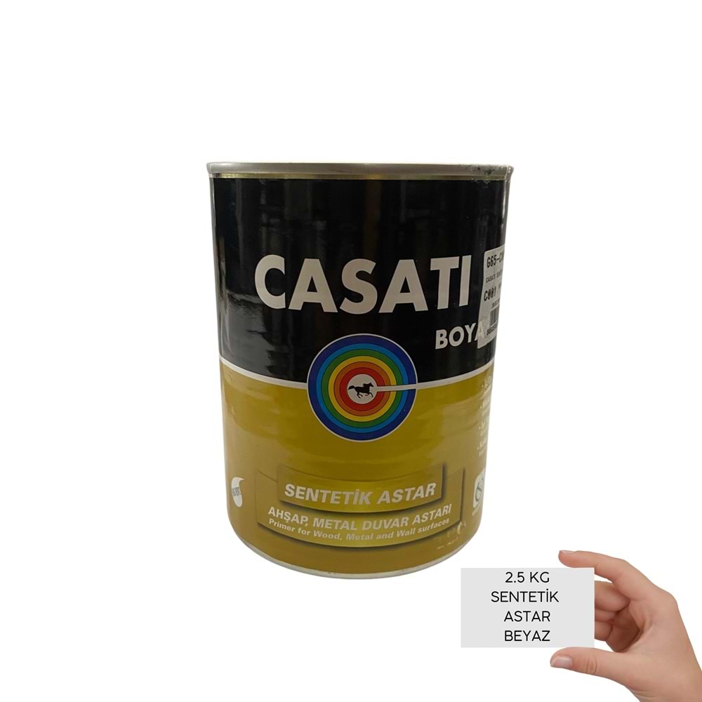 CASATİ SENTETİK ASTAR 2.5 LT BEYAZ