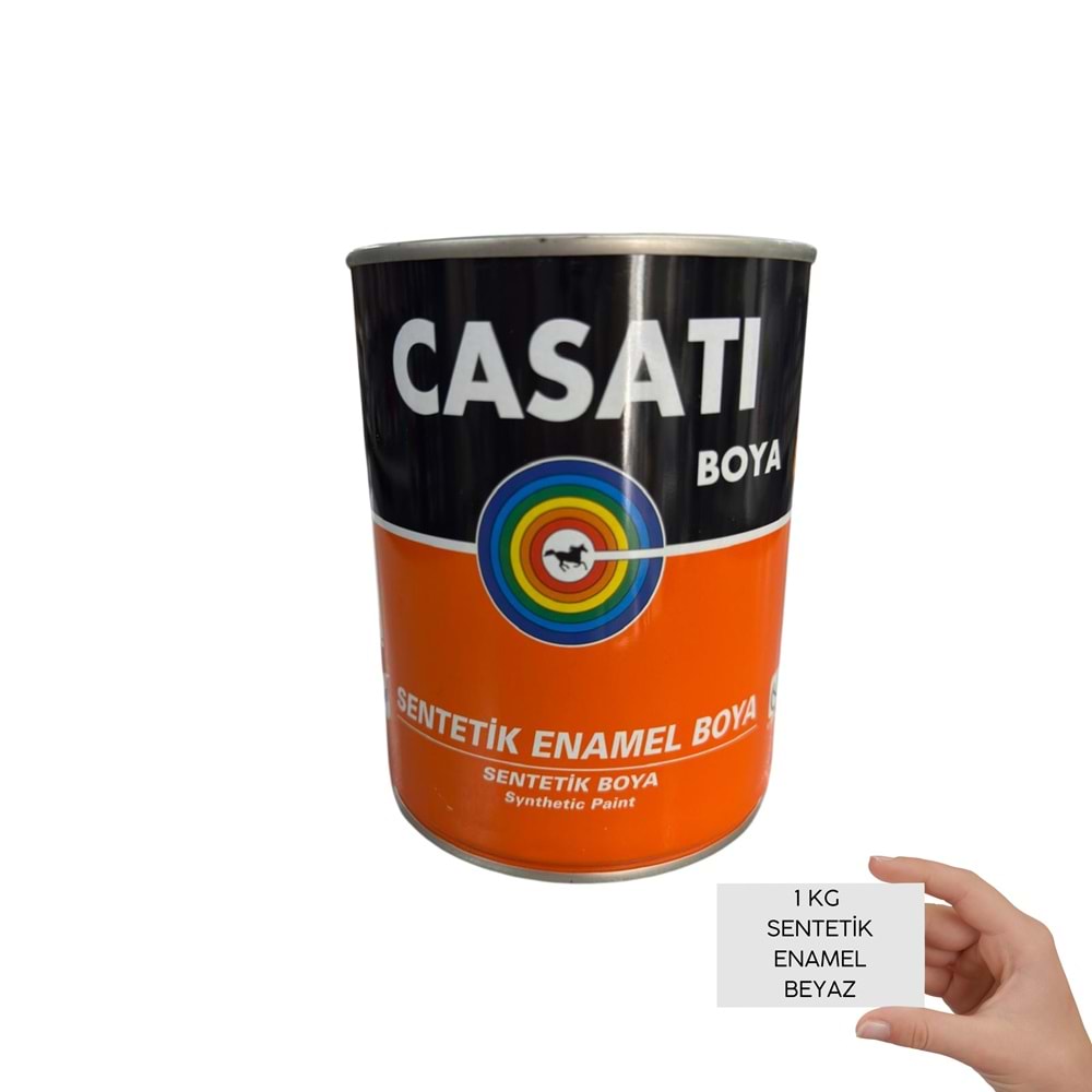 CASATİ SENTETİK BOYA 1 KG BEYAZ