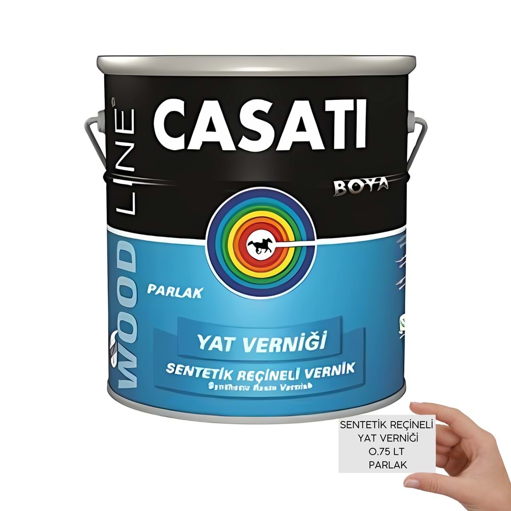 CASATİ SENTETİK REÇİNELİ YAT VERNİĞİ 0.75 LT PARLAK