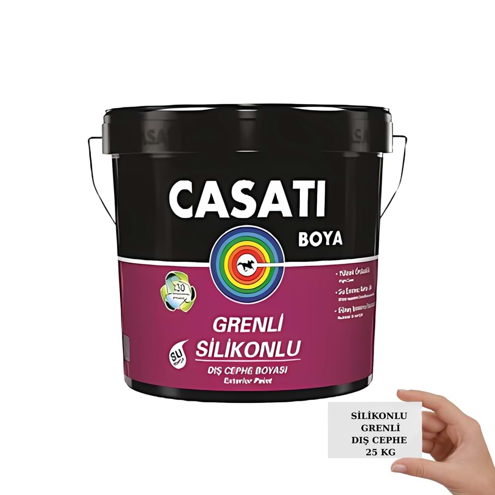 CASATİ DIŞ CEPHE GRENLİ SİLİKONLU 25 KG (15 LT)