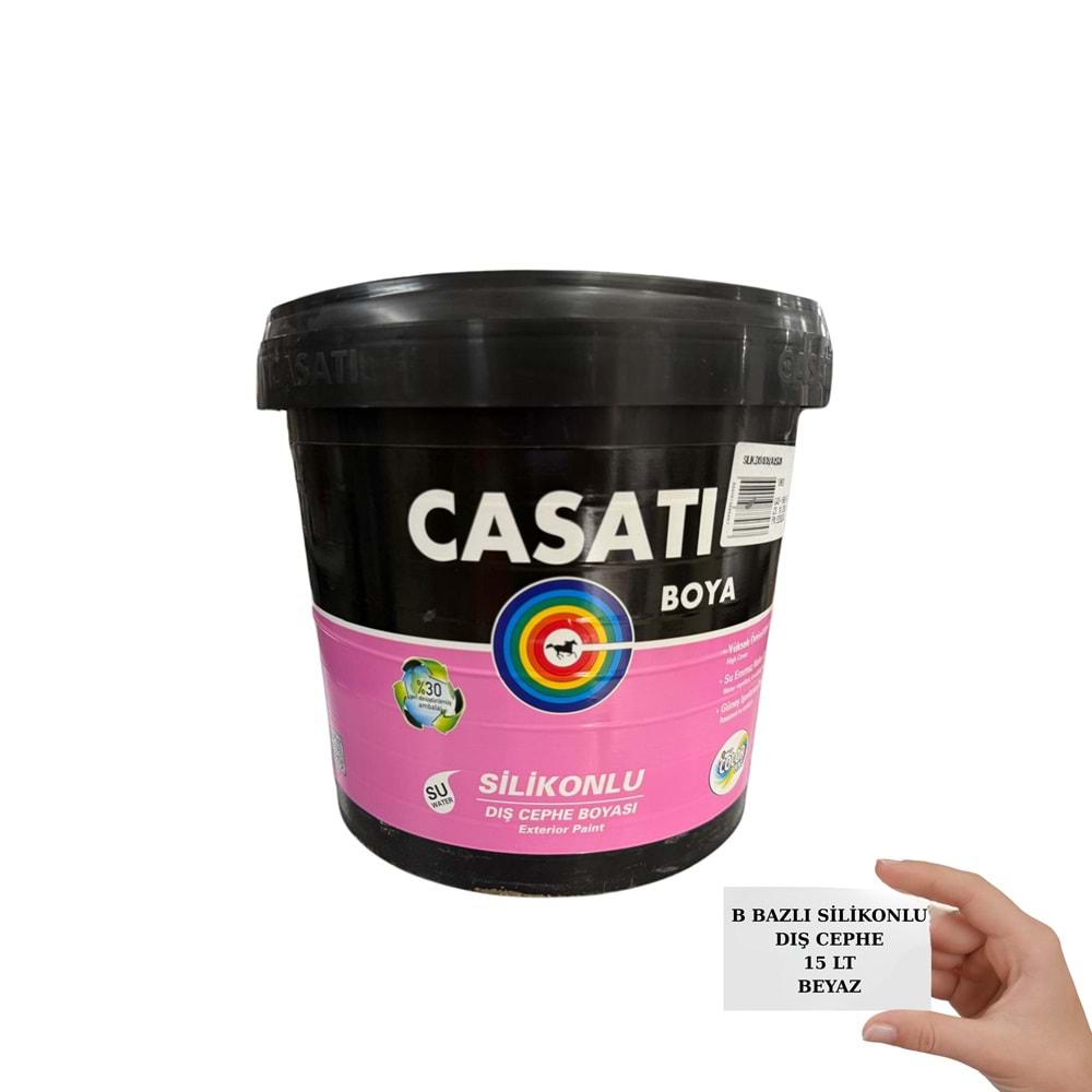 CASATİ DIŞ CEPHE B BAZ SİLİKONLU 15 LT