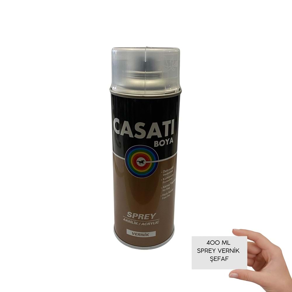 CASATİ SPREY VERNİK 400 ML ŞEFFAF