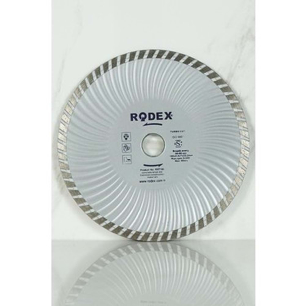 TURBO KANALLI ELMAS TESTERE-DALGALI GÖVDE TİP-180 RRT180