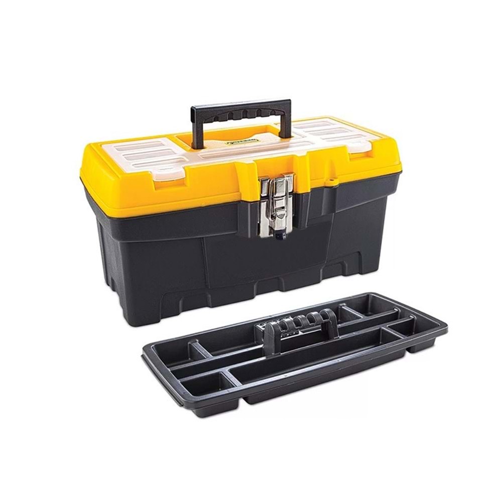 RODEX PLASTİK TAKIM ÇANTASI 16 İNÇ SARI-SİYAH OTC0016