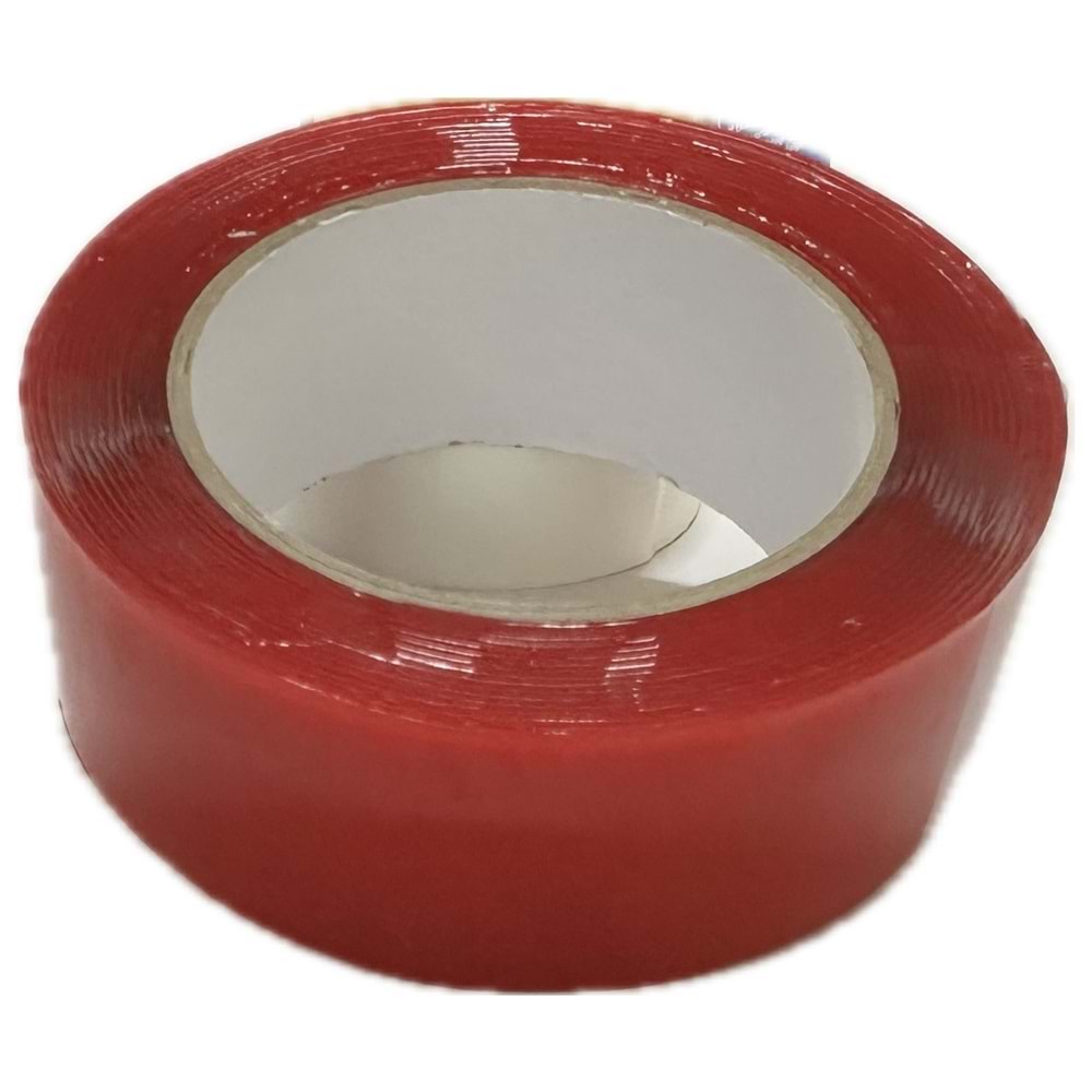 BONDİT ÇİFT TARAFLI AKRİLİK BANT 40 MM*5 MT KIRMIZI