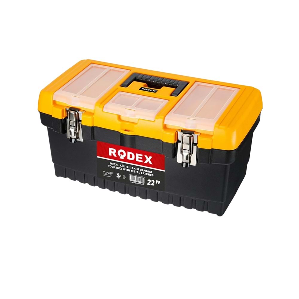 RODEX METAL KİLİTLİ TAKIM ÇANTASI 22 İNÇ SARI-SİYAH OTCMG22