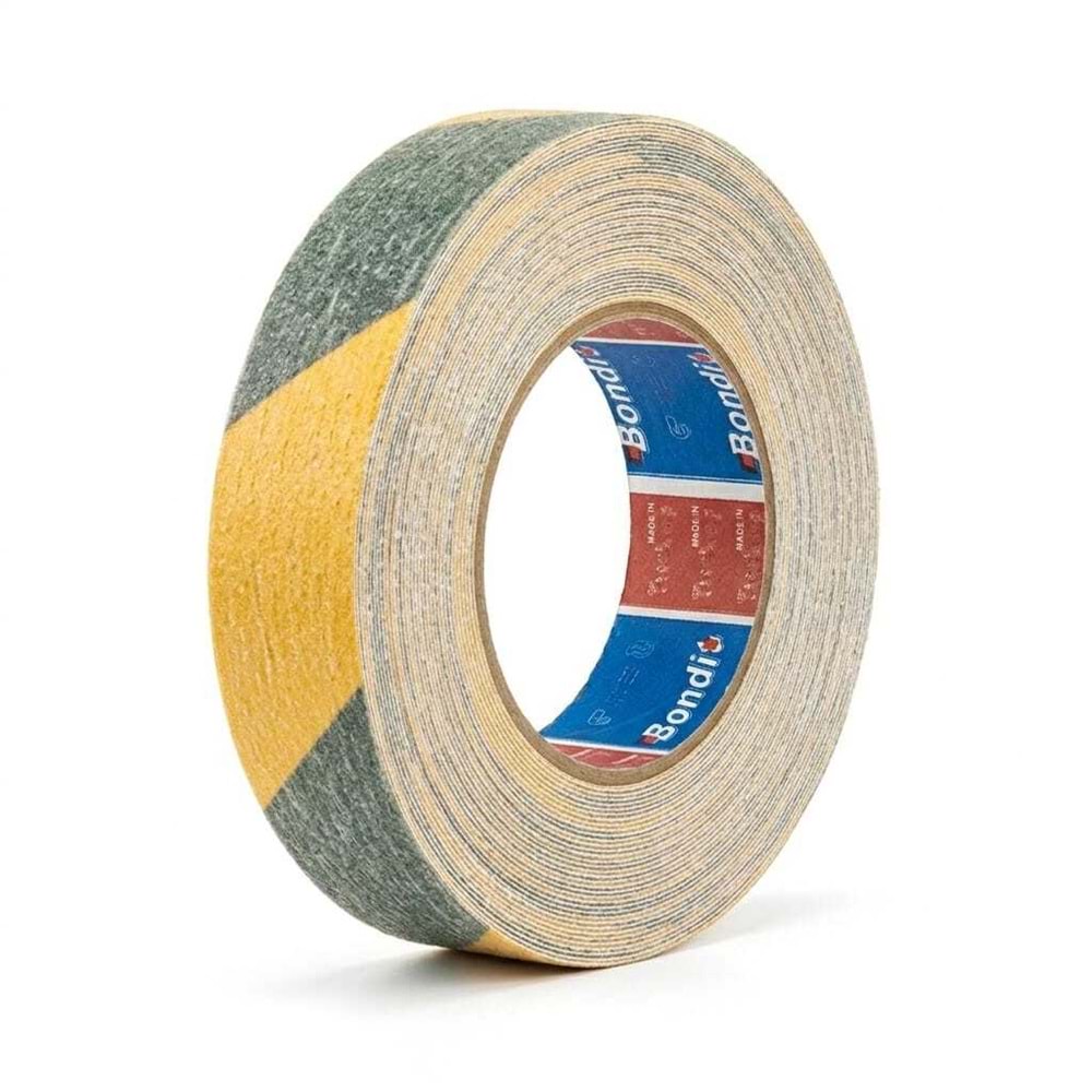 KAYDIRMAZ BANT-YAPIŞKANLI-25MM*15MT-BONDİT-SARI-Sİ