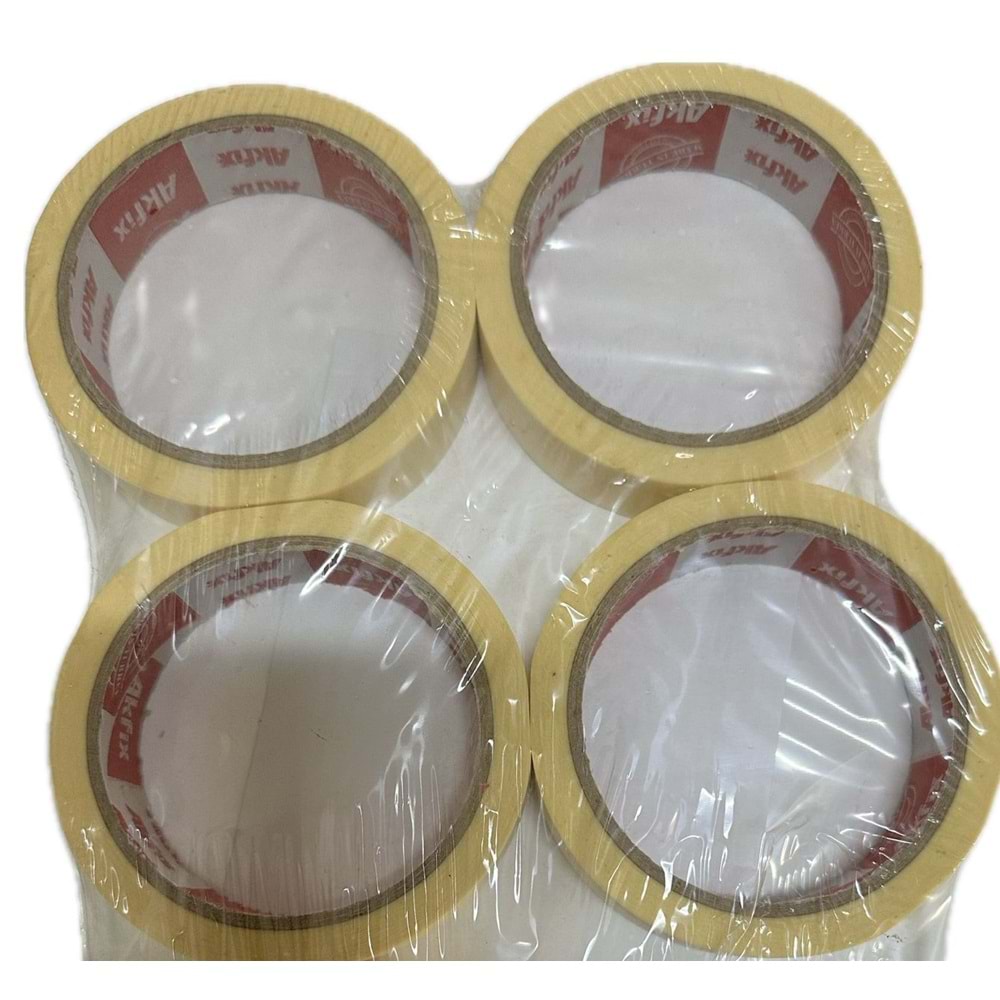 AKFİX MASKELEME KAĞIT BANT 24 MM*25 MT SARI