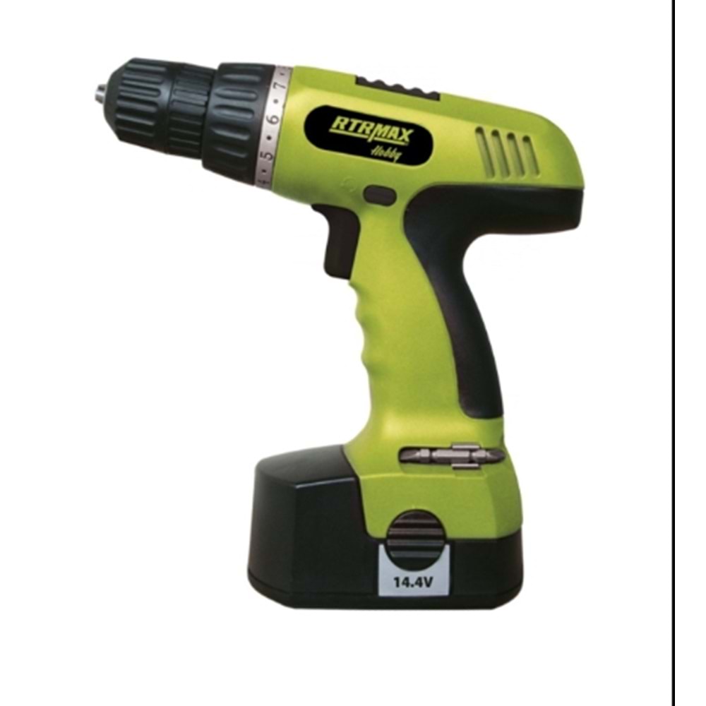AKÜLÜ MATKAP-HOBBY SERİSİ-14.4 V/1.5A-RTRMAX-YEŞİL RTH144