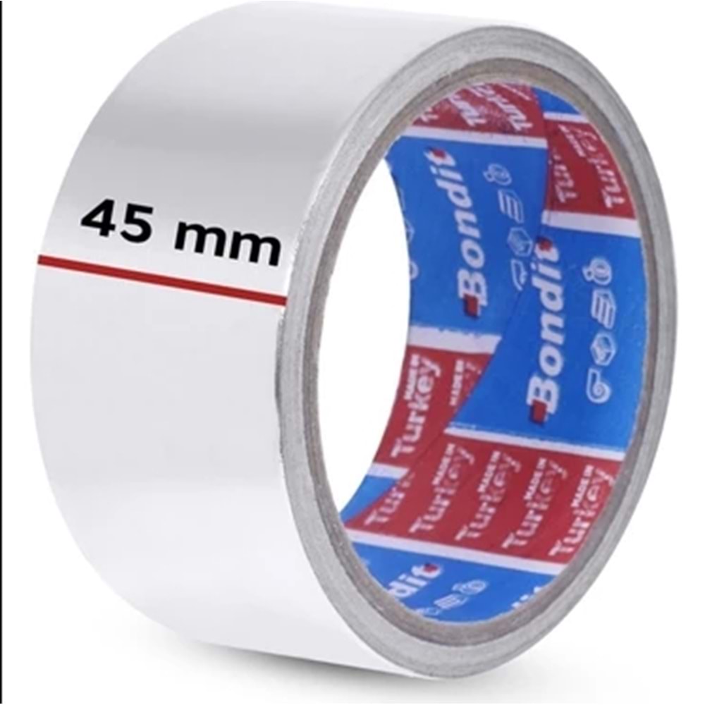 BONDİT ALÜMİNYUM İZOLASYON BANDI 45 MM*25 MT SİLVER
