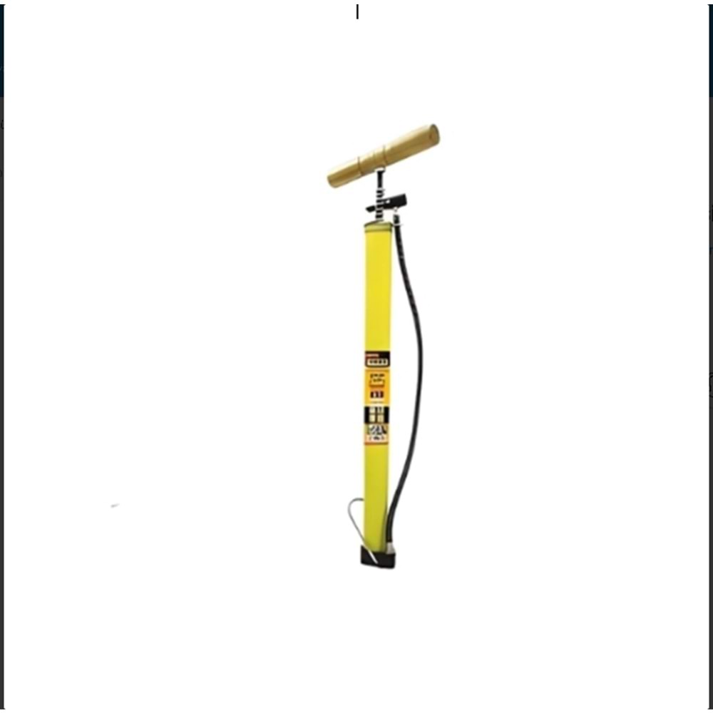 BİSİKLET POMPASI ELDE PLASTİK SAP SAATLİ 60 CM DMAX GRİ