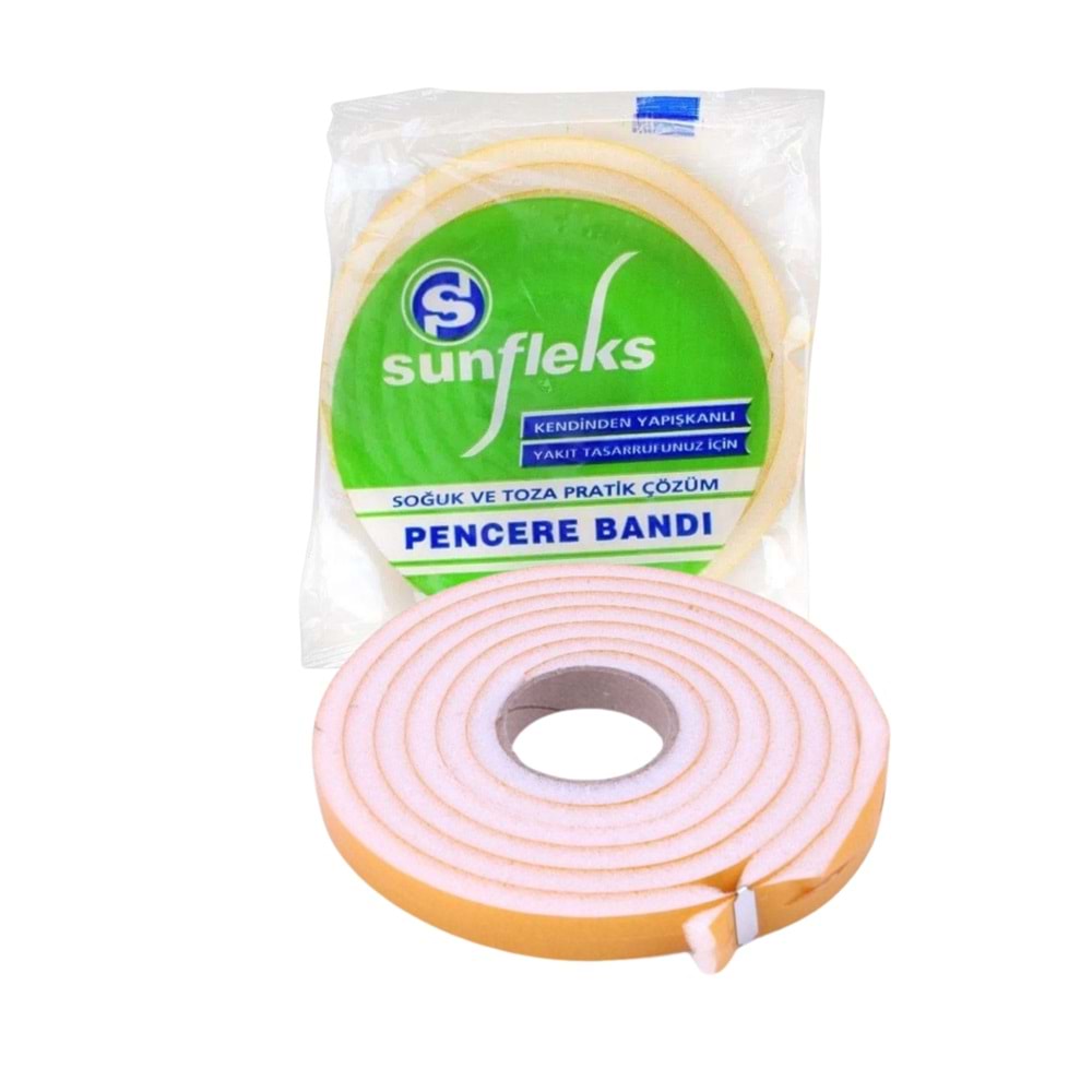 SUNFLEKS YAPIŞKANLI PENCERE BANDI SARI