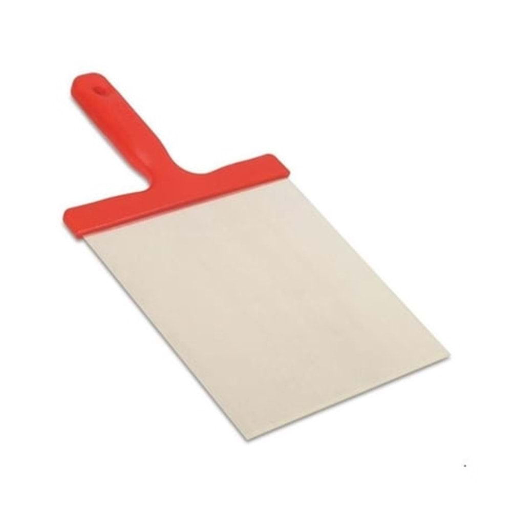 DUYAR LASTİK SAP MACUN KÜREĞİ 18 CM KIRMIZI