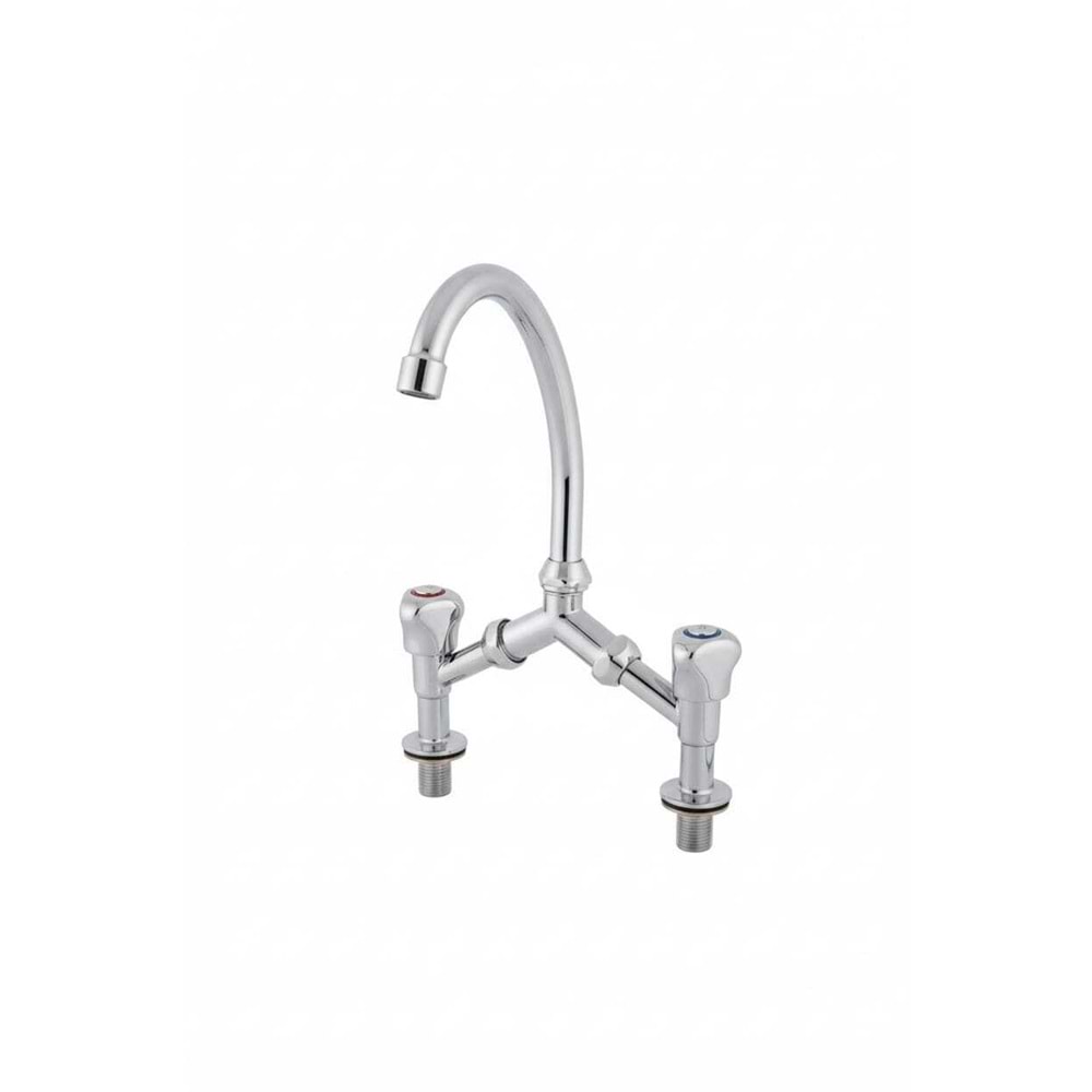 LAVABO EVYE ÇEŞMESİ İKİ BACAK VALFEX