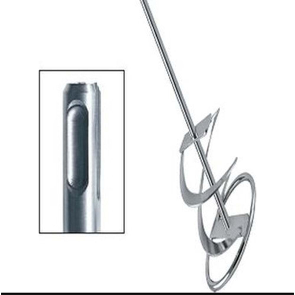 ALÇI BOYA KARIŞTIRICI MİXER 80*400 MM SİLVER SGS