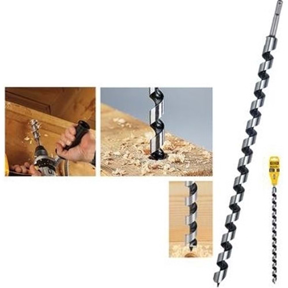 SGS SDS AHŞAP MATKAP UCU 18*500 MM SİLVER