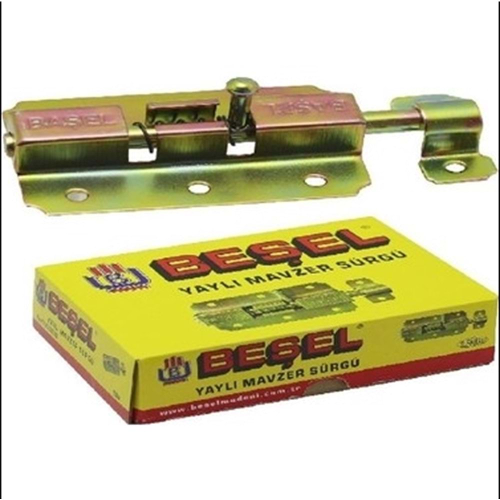 MAVZER SÜRGÜ YAYLI KÜÇÜK 14*45*70 SARI BEŞEL