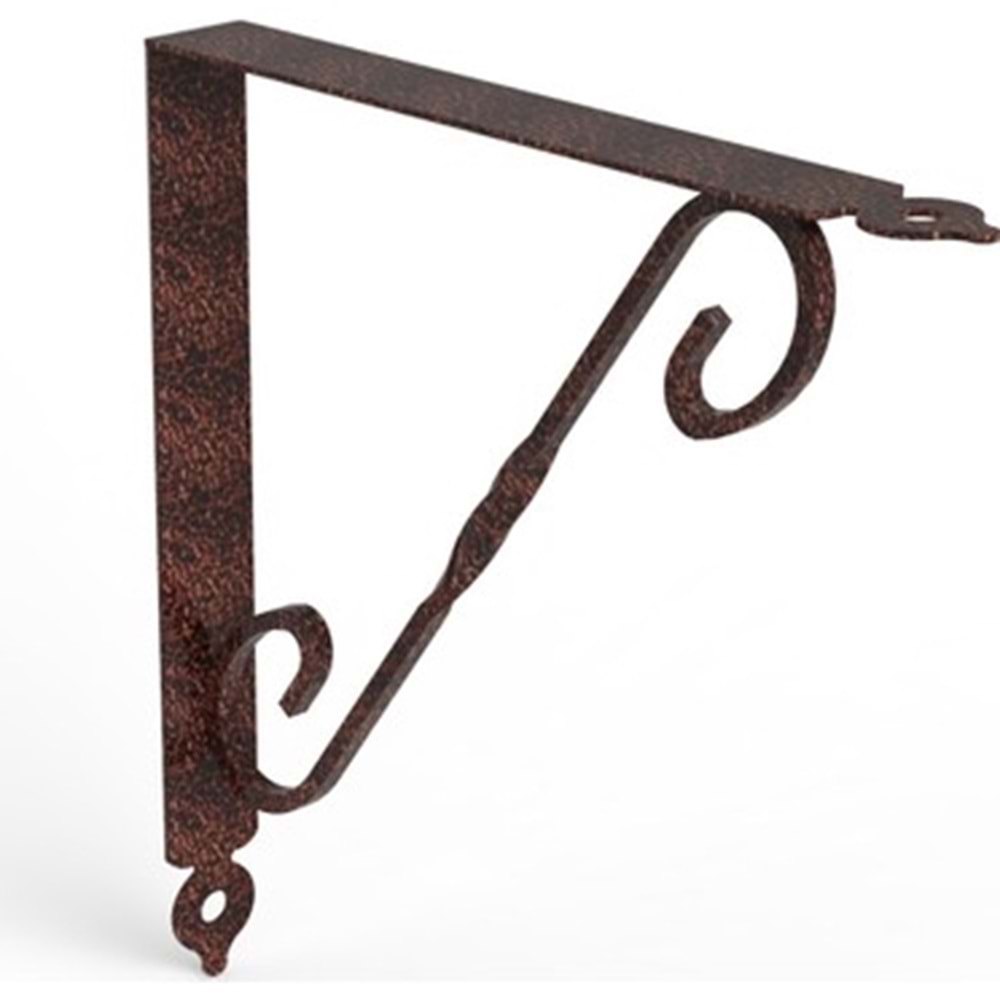 BEŞEL FERFORJE SABİT RAF KÖŞESİ NO:2 20*15 CM BAKIR