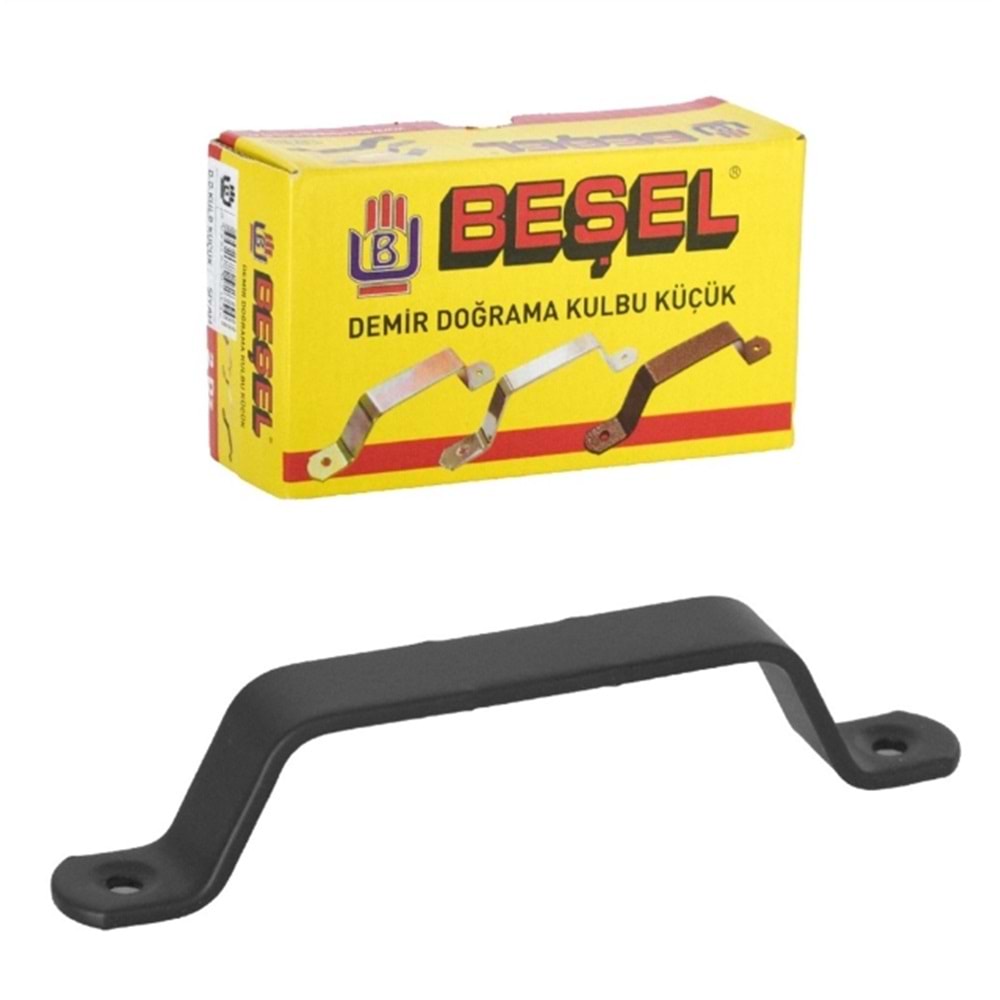 BEŞEL KÜÇÜK DEMİR DOĞRAMA KULP SİYAH