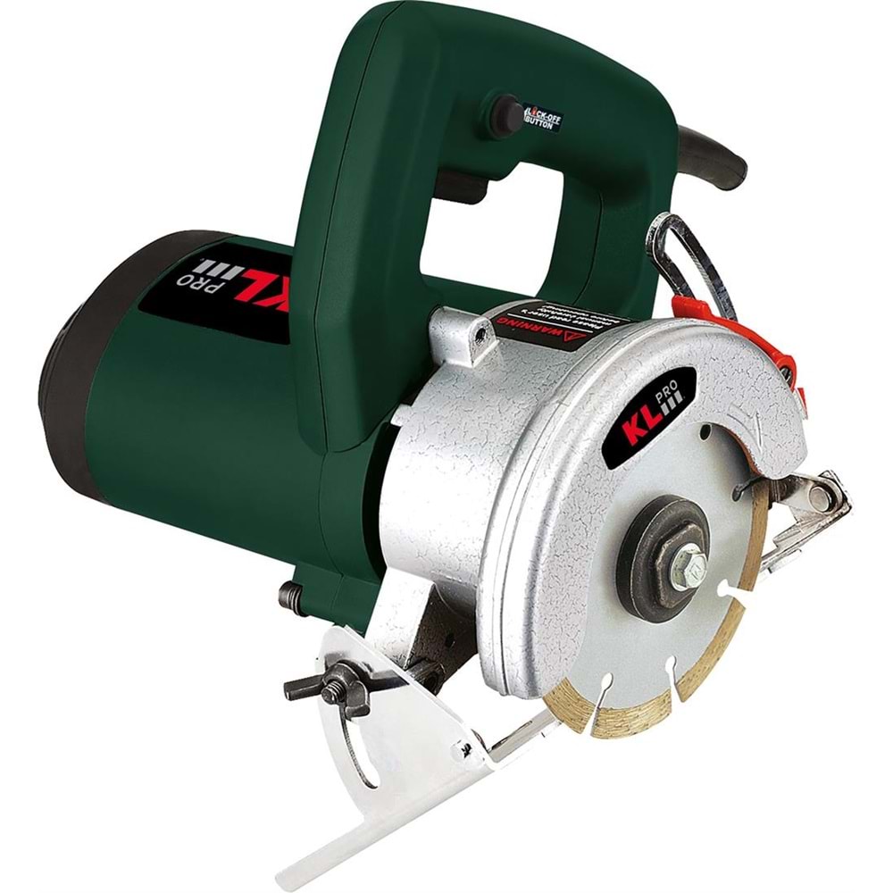 FAYANS KESME MAKİNESİ 125 MM ELEKTRİKLİ 1200 W YEŞİL KL PRO