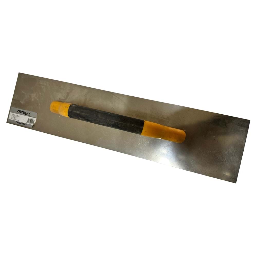 DİZAYN ÇELİK ALÇI MALA 50 CM SARI