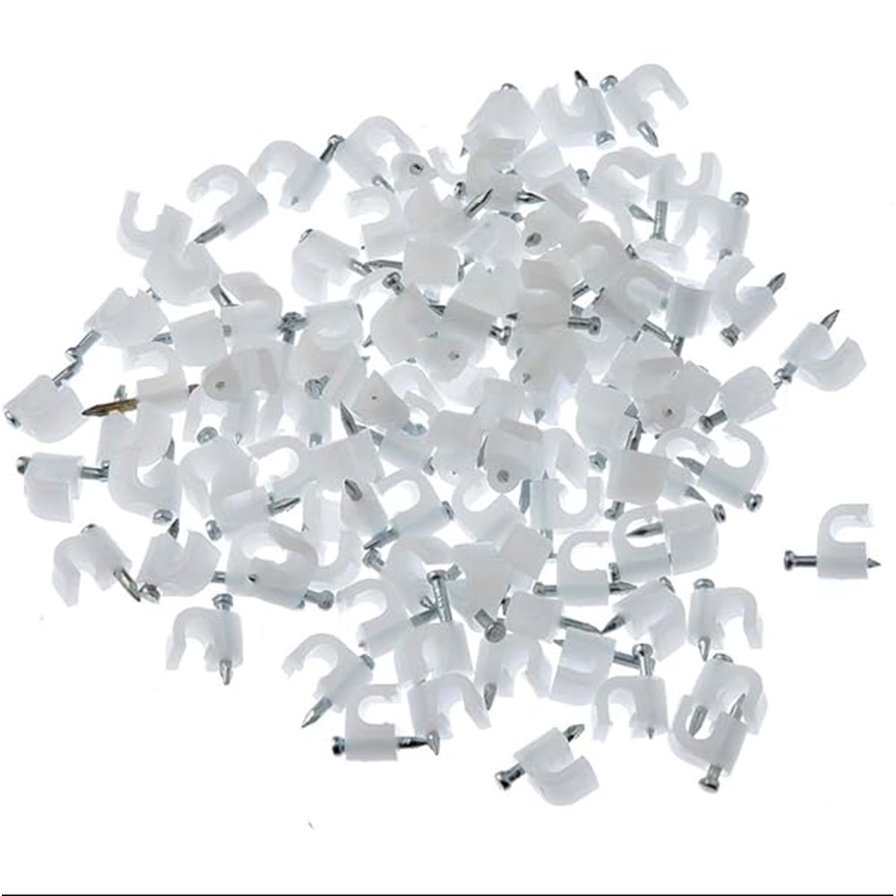 KROŞE ÇELİK ÇİVİLİ NO:1-100 ADET BEYAZ FREE