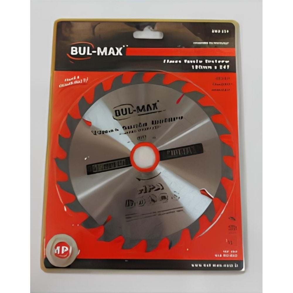 BUL-MAX SUNTA DAİRE TESTERE BIÇKISI 185*40T KROM