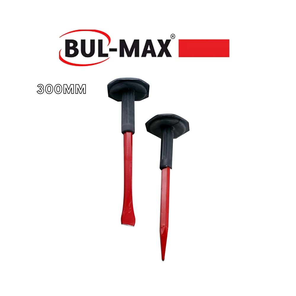 BUL-MAX DÜZ KORUMALI KESKİ 300 MM SİYAH SAP
