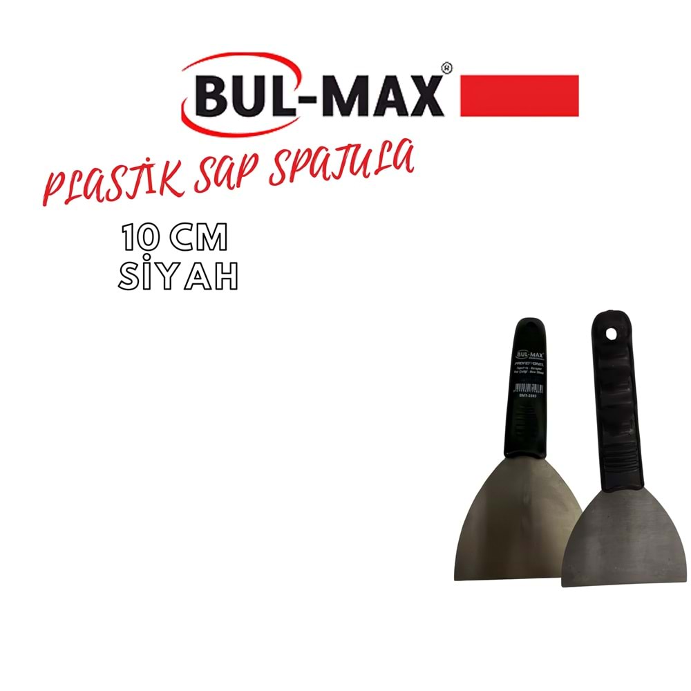 BUL-MAX PLASTİK SAP SPATULA 10 CM SİYAH