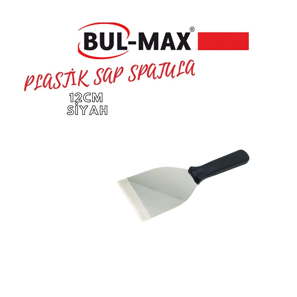 BUL-MAX PLASTİK SAP SPATULA 12 CM SİYAH
