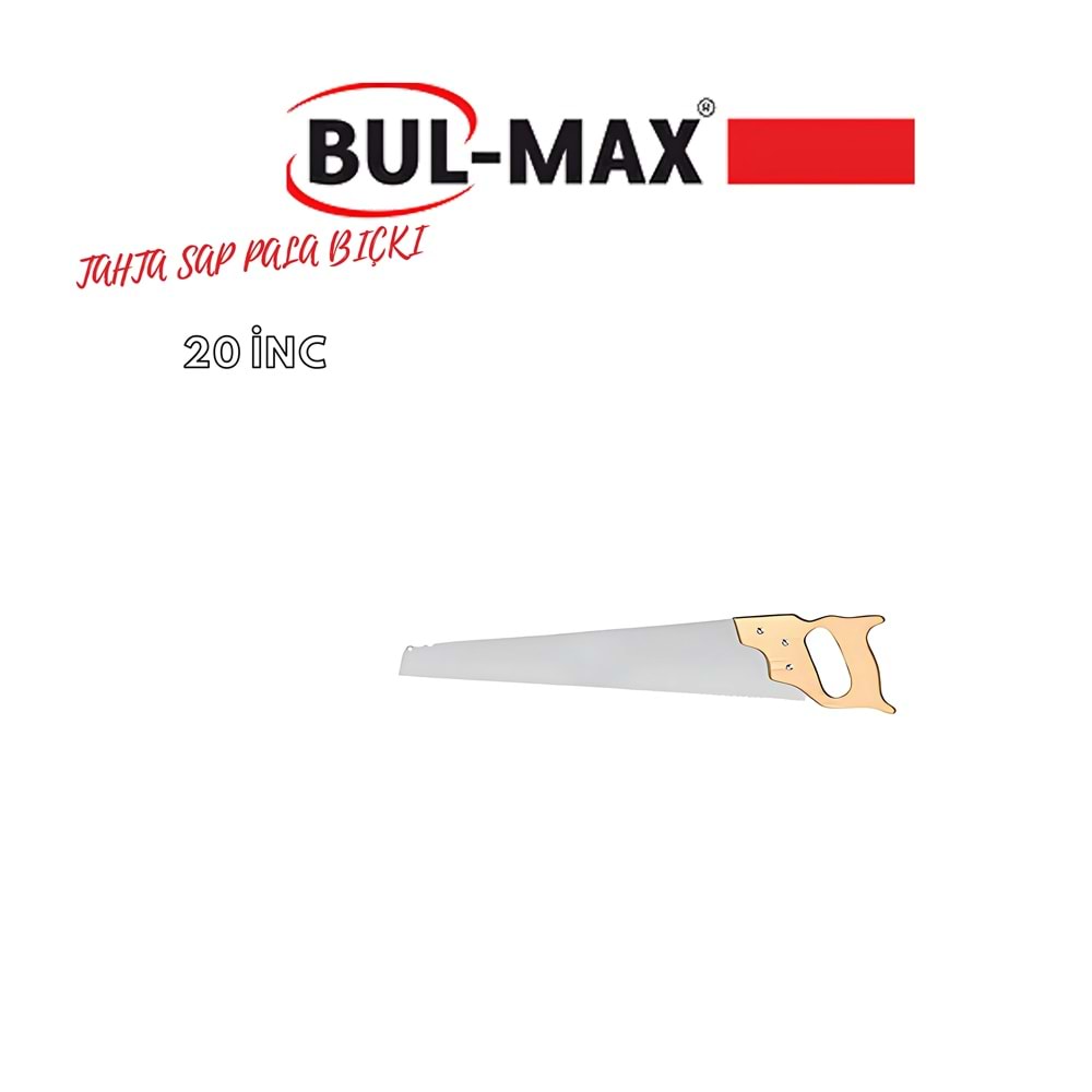 BUL-MAX TAHTA SAP PALA BIÇKI 20 İNÇ KROM