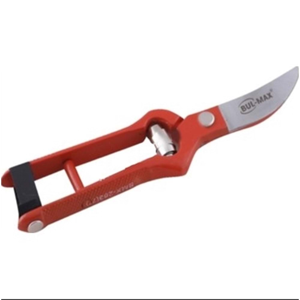 BAĞ MAKASI ÇELİK KIRMIZI-SİYAH BUL-MAX