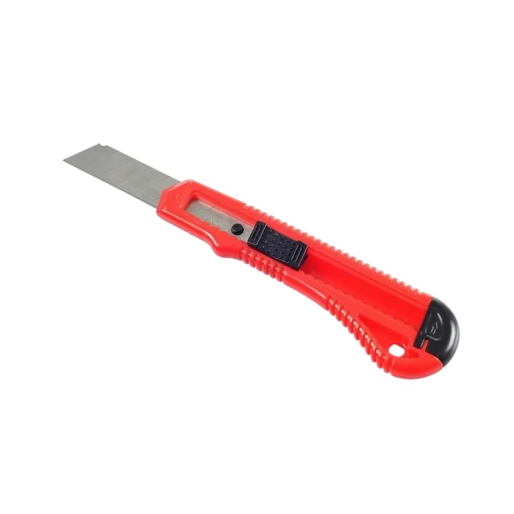 QUALİTY PLASTİK MAKET BIÇAĞI 18 MM KIRMIZI