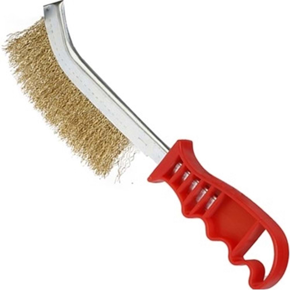 TEL FIRÇA-YASSI-25 CM-QUALİTY-KIRMIZI SAP