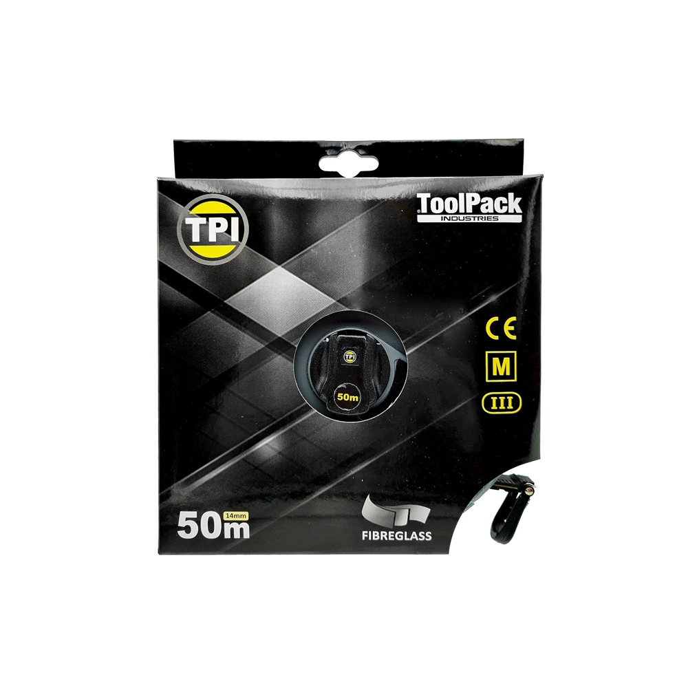 METRE ŞERİT-FİBERGLASS-50 MT-QFLEXX-GRİ
