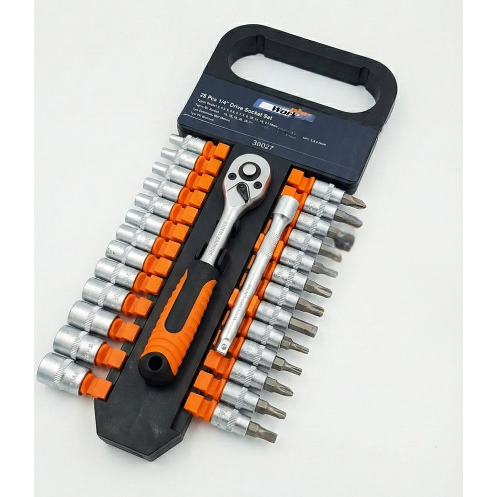 LOKMA TAKIMI SET-28 PCS-1/4 ''-4-13 MM-WORK-PLUS-M
