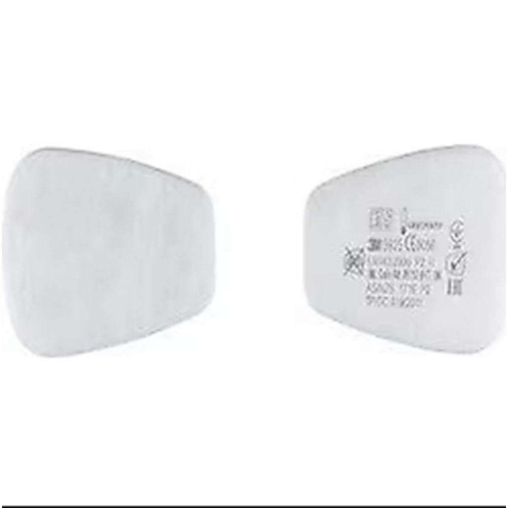 TOZ MASKESİ-FİLTRESİZ-2 Lİ SET-WORK-PLUS-BEYAZ