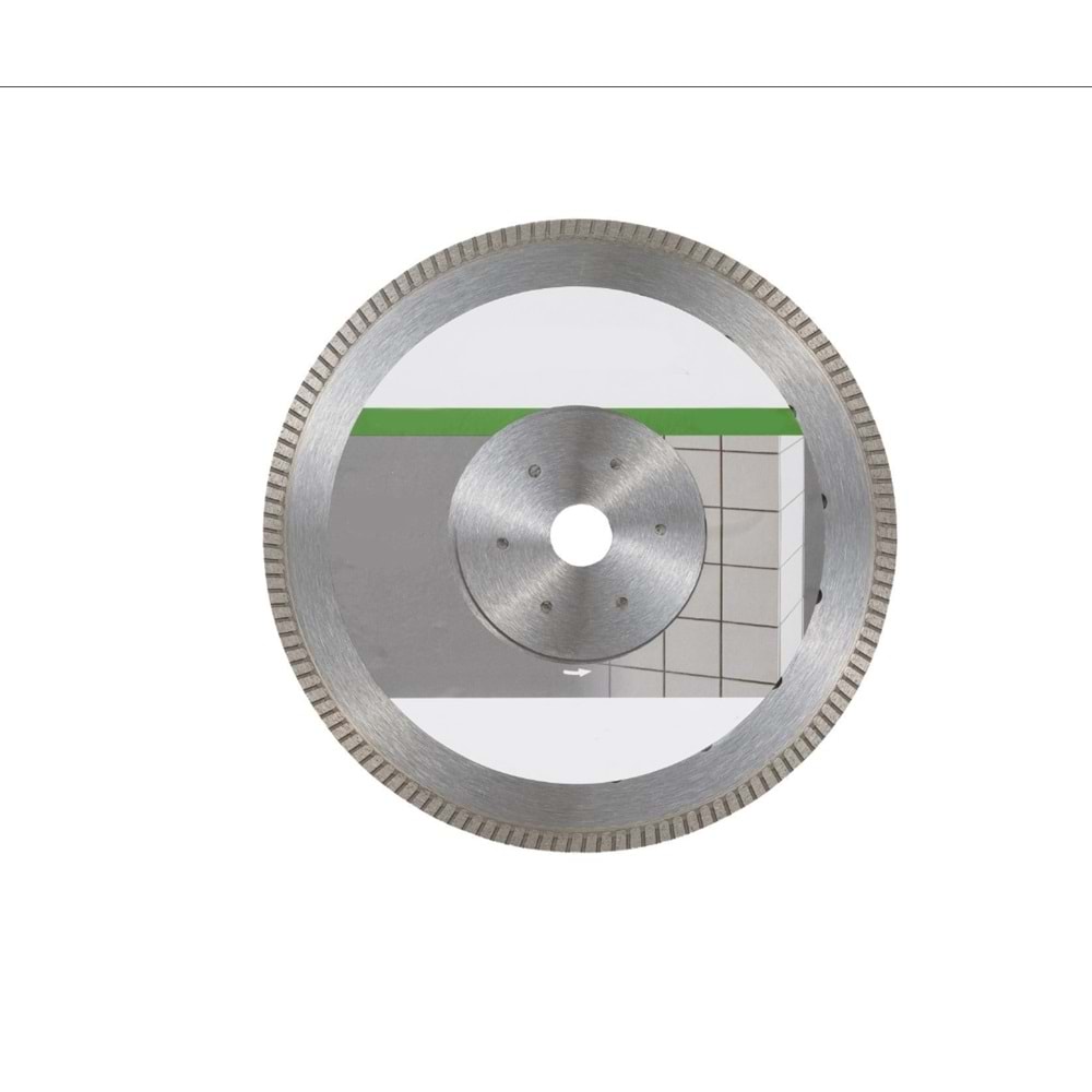 DIAMANT DÜZ SERAMİK KESME TEPSİ 230*5*2.4*22.23 KROM