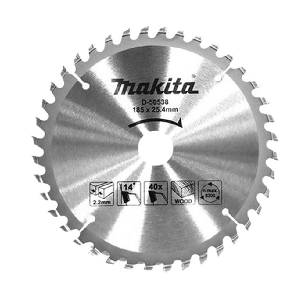 DAİRE TESTERE BIÇKISI SUNTA 180*22.23 MM*40 T MAKİTA