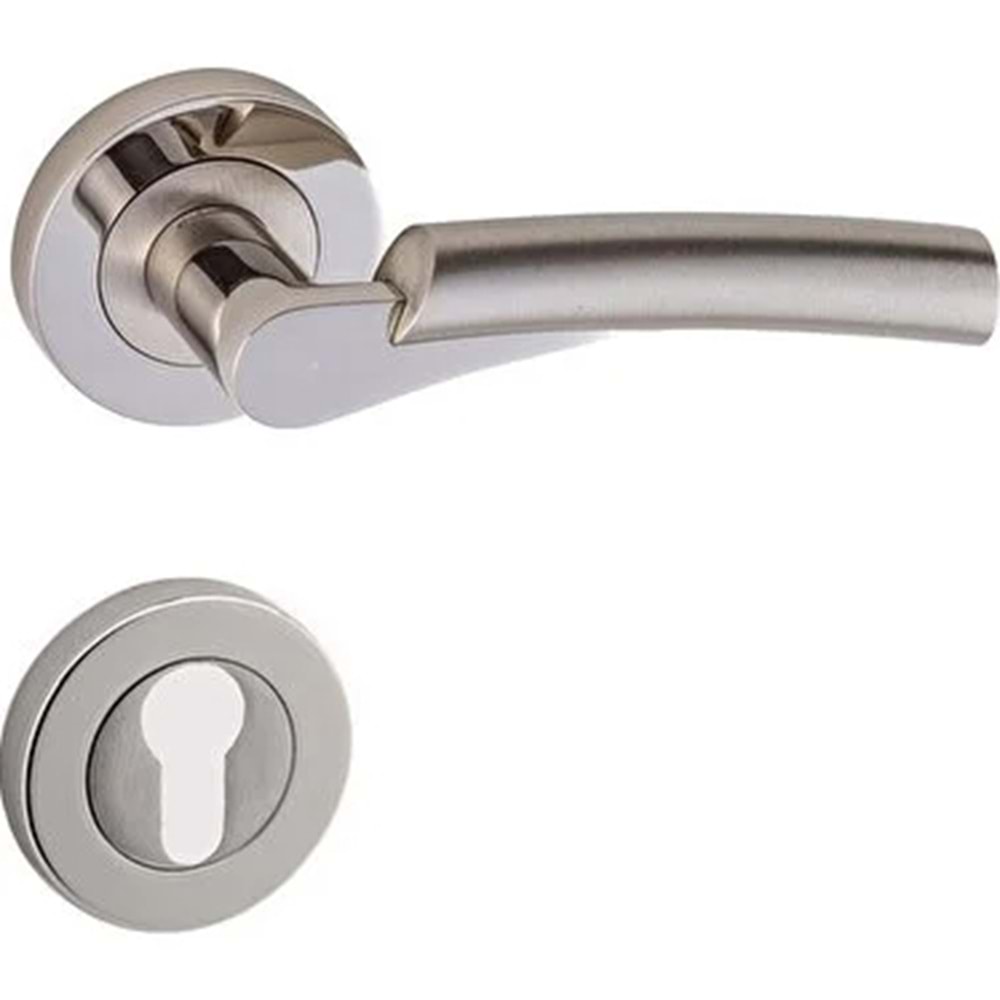 KAPI KOLU ROZETLİ YALE NİKEL MARLA