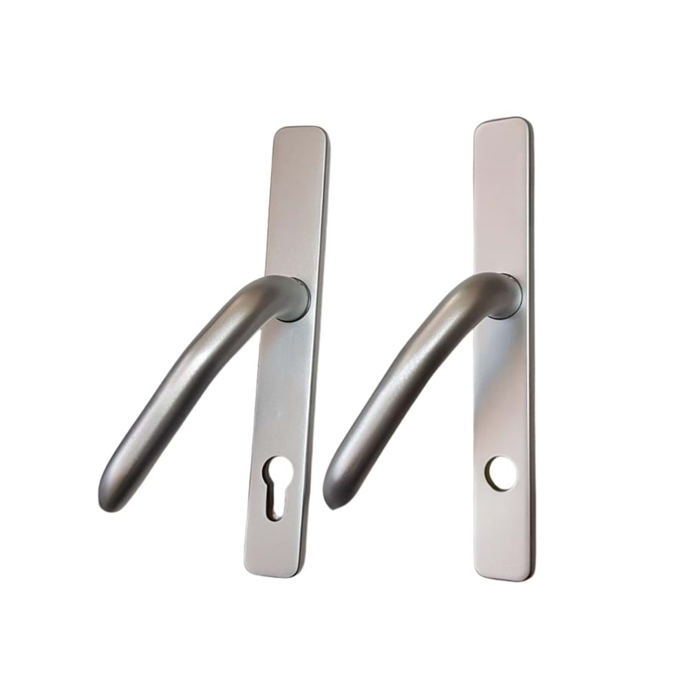 ERÇ ALÜMİNYUM METAL KAPI KOLU ÇİFT 120 MM BALKÖPÜĞÜ