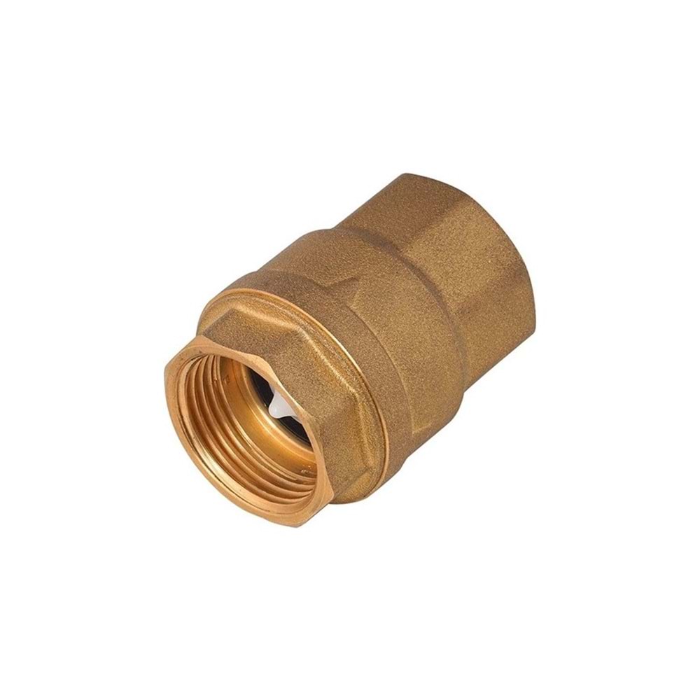 ÇEKVALF SUSTALI-PİRİNÇ-3/4''-KOCAMAN -SARI